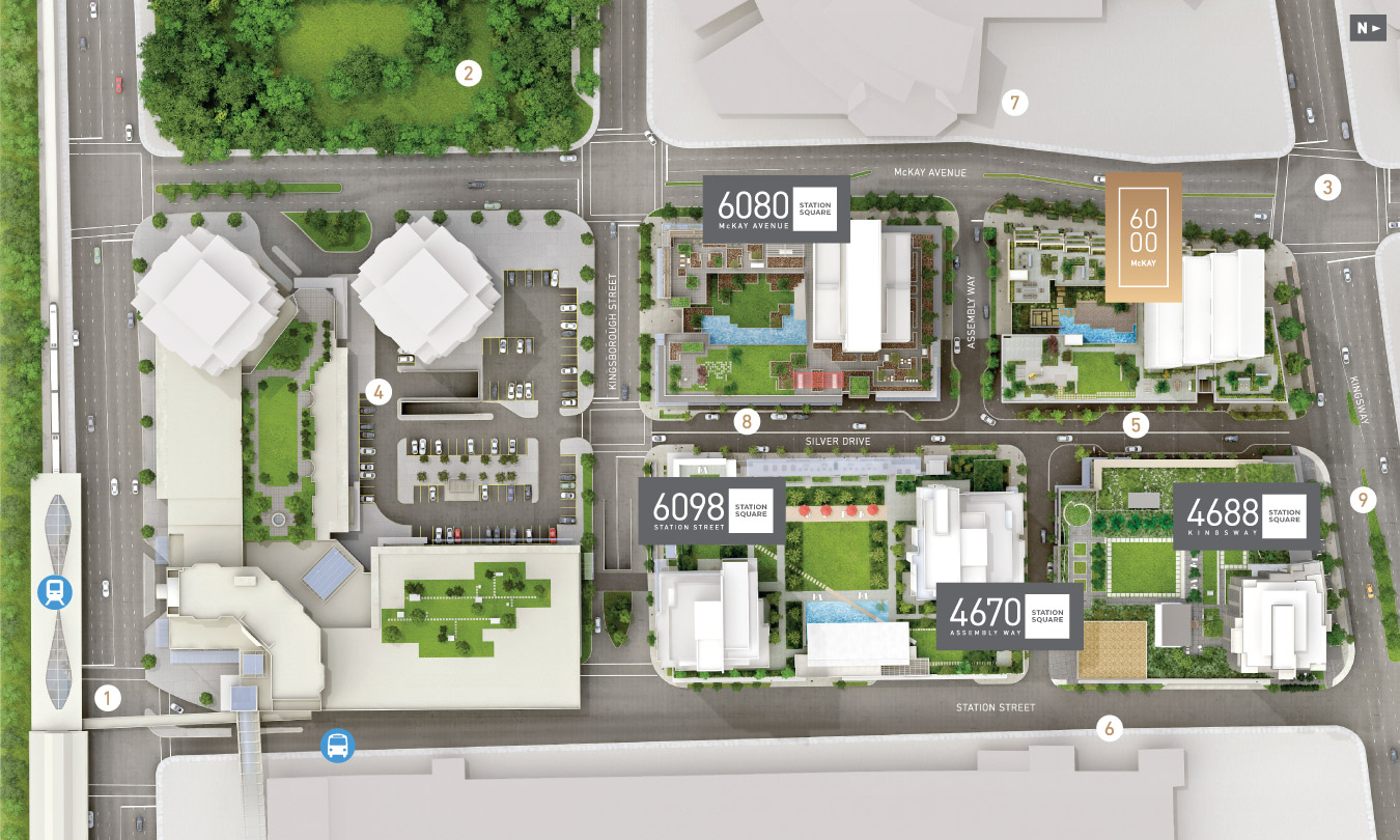 Neighbourhood/Shopping Map